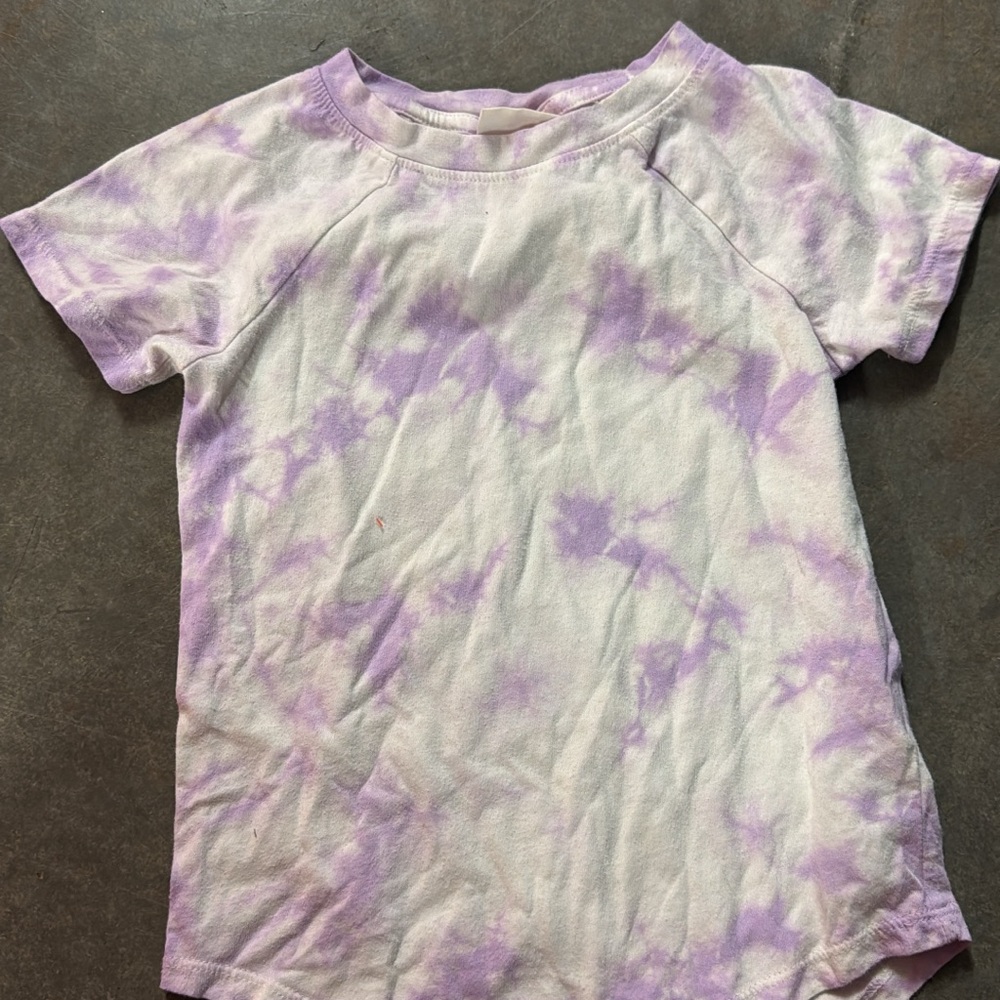 Kids Purple Tie-Dye T-Shirt